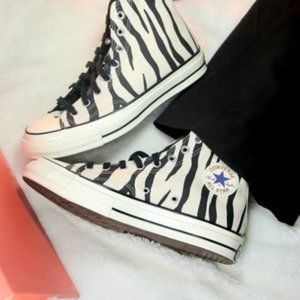 Converse Chuck 70 Archive Print Zebra High Top